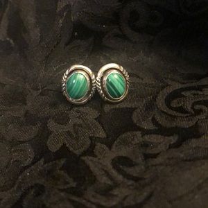 Sterling silver Native American earrings